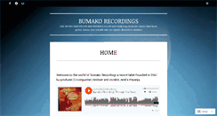 Desktop Screenshot of bumakorecordings.com